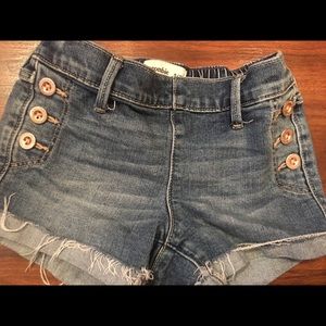 Abercrombie and Fitch girls denim shorts. BNWOT